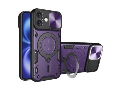 60252 7 techsuit camguard pro kryt na iphone 16 fialovy