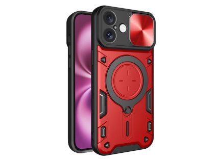 60276 techsuit camguard pro kryt na iphone 16 plus cerveny