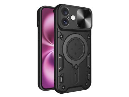 60273 techsuit camguard pro kryt na iphone 16 plus cierny