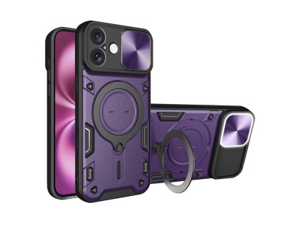 60282 7 techsuit camguard pro kryt na iphone 16 plus fialovy