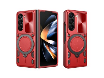 72792 techsuit camguard pro ochranny obal pre samsung galaxy z fold5 cervene