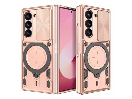 72822 techsuit camguard pro ochranny obal pre samsung galaxy z fold6 ruzovozlate