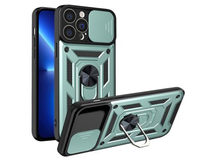 59826 techsuit camshield series kryt na iphone 13 pro max zeleny