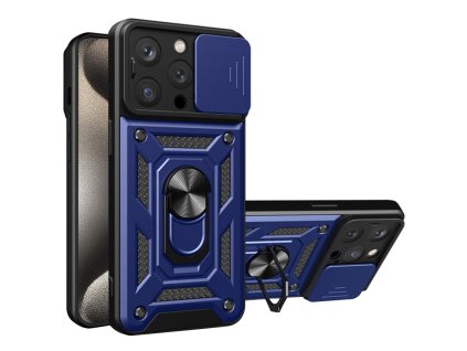 62526 techsuit camshield series kryt na iphone 15 pro modry