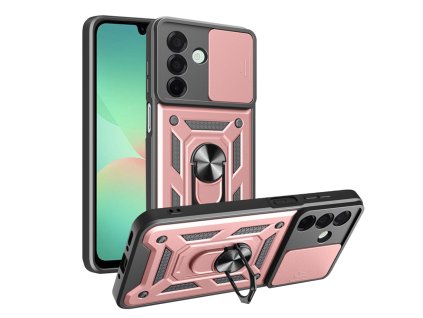 70989 techsuit camshield series kryt na samsung galaxy a26 5g ruzovo zlaty