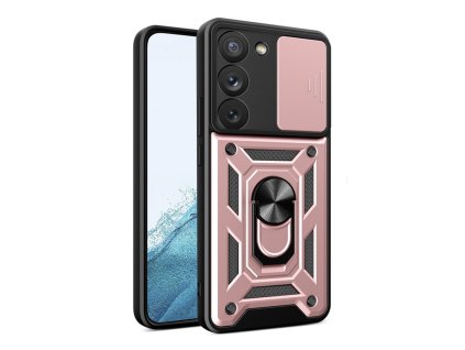 65085 techsuit camshield series kryt na samsung galaxy s22 5g ruzovo zlaty