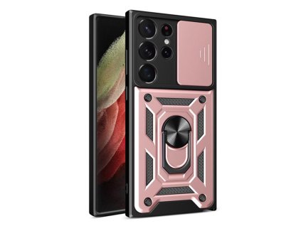65094 techsuit camshield series kryt na samsung galaxy s22 ultra 5g ruzovo zlaty