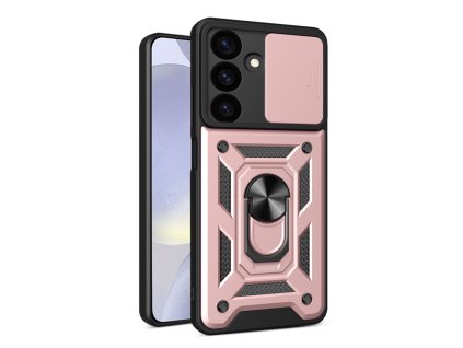 65346 techsuit camshield series kryt na samsung galaxy s24 fe ruzovo zlaty