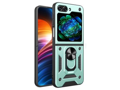 72699 techsuit camshield series ochranny obal pre samsung galaxy z flip5 zeleny