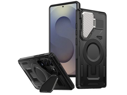 66054 6 techsuit camvault magsafe kryt na samsung galaxy s25 ultra cierny