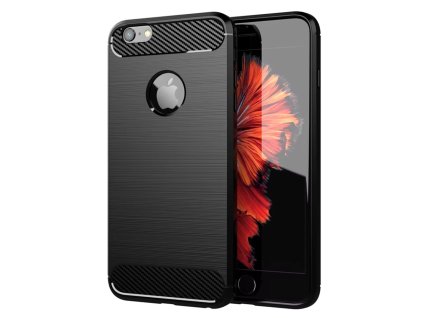 59130 7 techsuit carbon silicone kryt na iphone 6 plus iphone 6s plus cierny