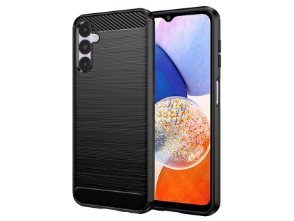 68622 7 techsuit carbon silicone kryt na samsung galaxy a14 4g a14 5g cierny