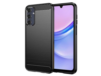 68754 techsuit carbon silicone kryt na samsung galaxy a15 4g a15 5g cierny