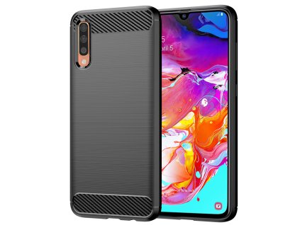 68496 7 techsuit carbon silicone kryt na samsung galaxy a70 a70s cierny