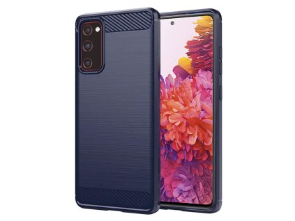 65205 7 techsuit carbon silicone kryt na samsung galaxy s20 fe s20 fe 5g modry