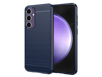 65196 techsuit carbon silicone kryt na samsung galaxy s23 fe modry