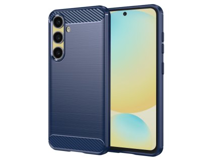 65337 techsuit carbon silicone kryt na samsung galaxy s24 fe modry
