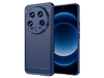 74256 techsuit carbon silicone puzdro pre xiaomi 14 ultra modre