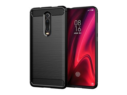 75078 techsuit carbon silicone puzdro pre xiaomi mi 9t mi 9t pro redmi k20 redmi k20 pro cierne