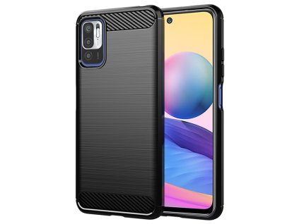 73386 6 techsuit carbon silicone puzdro pre xiaomi redmi note 10 5g poco m3 pro 5g cierne