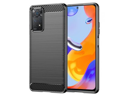 73434 6 techsuit carbon silicone puzdro pre xiaomi redmi note 11 pro 4g note 11 pro 5g note 12 pro 4g cierne