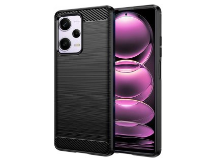 73443 5 techsuit carbon silicone puzdro pre xiaomi redmi note 12 pro 5g poco x5 pro cierne