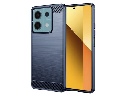 74235 techsuit carbon silicone puzdro pre xiaomi redmi note 13 5g modre
