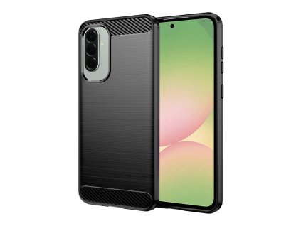 73170 techsuit carbon silicone silikonovy obal pre samsung galaxy a56 5g cierny