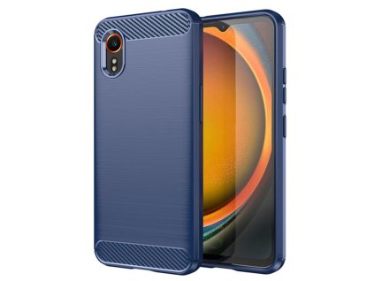 72726 7 techsuit carbon silicone silikonovy obal pre samsung galaxy xcover7 modry