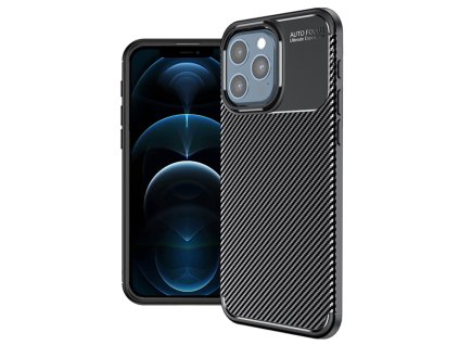 59850 7 techsuit carbonfiber kryt na iphone 12 pro max cierny