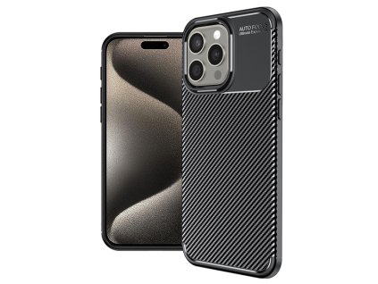59865 7 techsuit carbonfiber kryt na iphone 15 pro max cierny