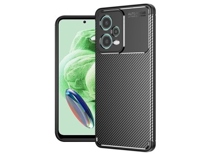 74211 7 techsuit carbonfiber puzdro pre xiaomi redmi note 12 5g poco x5 cierne