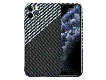 60552 techsuit carbonite fibershell kryt na iphone 11 pro max stealth sivy