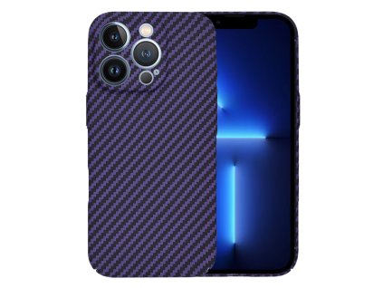 60105 4 techsuit carbonite fibershell kryt na iphone 13 pro max fialovy