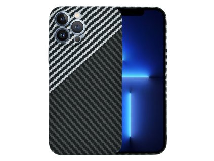 60594 techsuit carbonite fibershell kryt na iphone 13 pro max stealth sivy