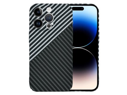60609 techsuit carbonite fibershell kryt na iphone 14 pro stealth sivy