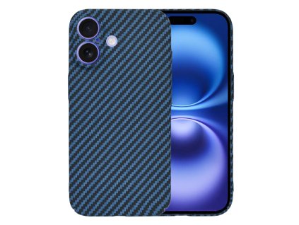 60483 techsuit carbonite fibershell kryt na iphone 16 tyrkysovy