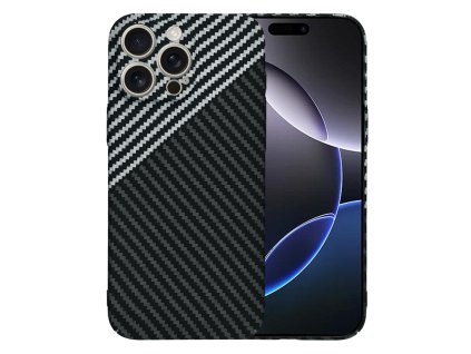 60720 techsuit carbonite fibershell kryt na iphone 16 pro max stealth sivy
