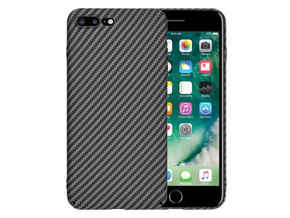61044 techsuit carbonite fibershell kryt na iphone 7 plus iphone 8 plus cierny