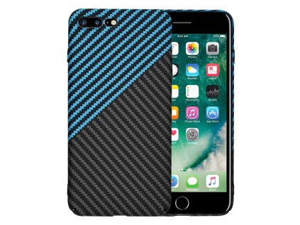61029 techsuit carbonite fibershell kryt na iphone 7 plus iphone 8 plus modry pulse