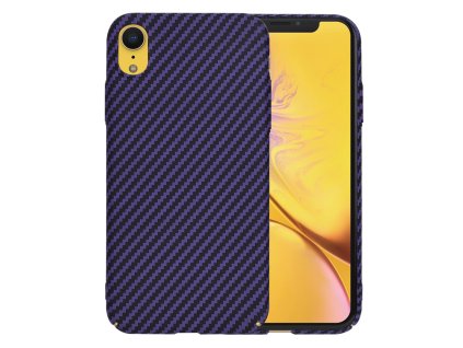 60999 techsuit carbonite fibershell kryt na iphone xr fialovy