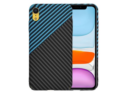 60993 techsuit carbonite fibershell kryt na iphone xr modry pulse