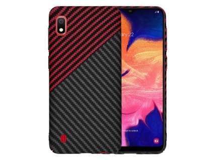 70191 techsuit carbonite fibershell kryt na samsung galaxy a10 cerveny vortex