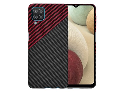 70119 techsuit carbonite fibershell kryt na samsung galaxy a12 a12 nacho m12 f12 cerveny vortex