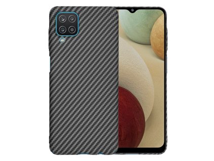 70104 techsuit carbonite fibershell kryt na samsung galaxy a12 a12 nacho m12 f12 cierny