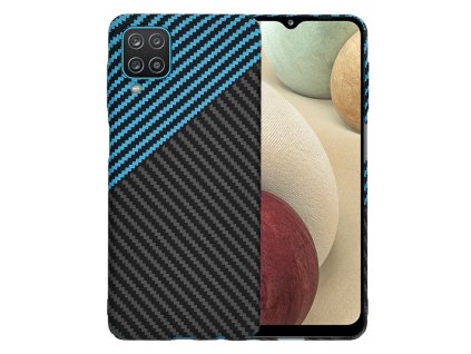 70110 techsuit carbonite fibershell kryt na samsung galaxy a12 a12 nacho m12 f12 modry pulse