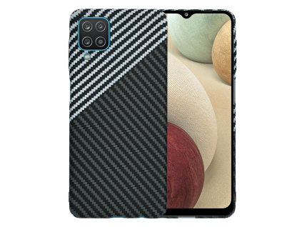 70113 techsuit carbonite fibershell kryt na samsung galaxy a12 a12 nacho m12 f12 stealth sivy