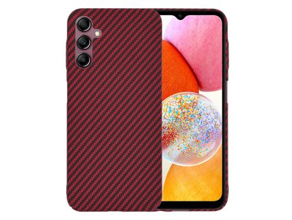 69921 techsuit carbonite fibershell kryt na samsung galaxy a14 4g a14 5g cerveny