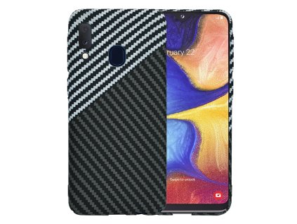70152 techsuit carbonite fibershell kryt na samsung galaxy a20e stealth sivy