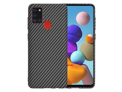 70122 techsuit carbonite fibershell kryt na samsung galaxy a21s cierny